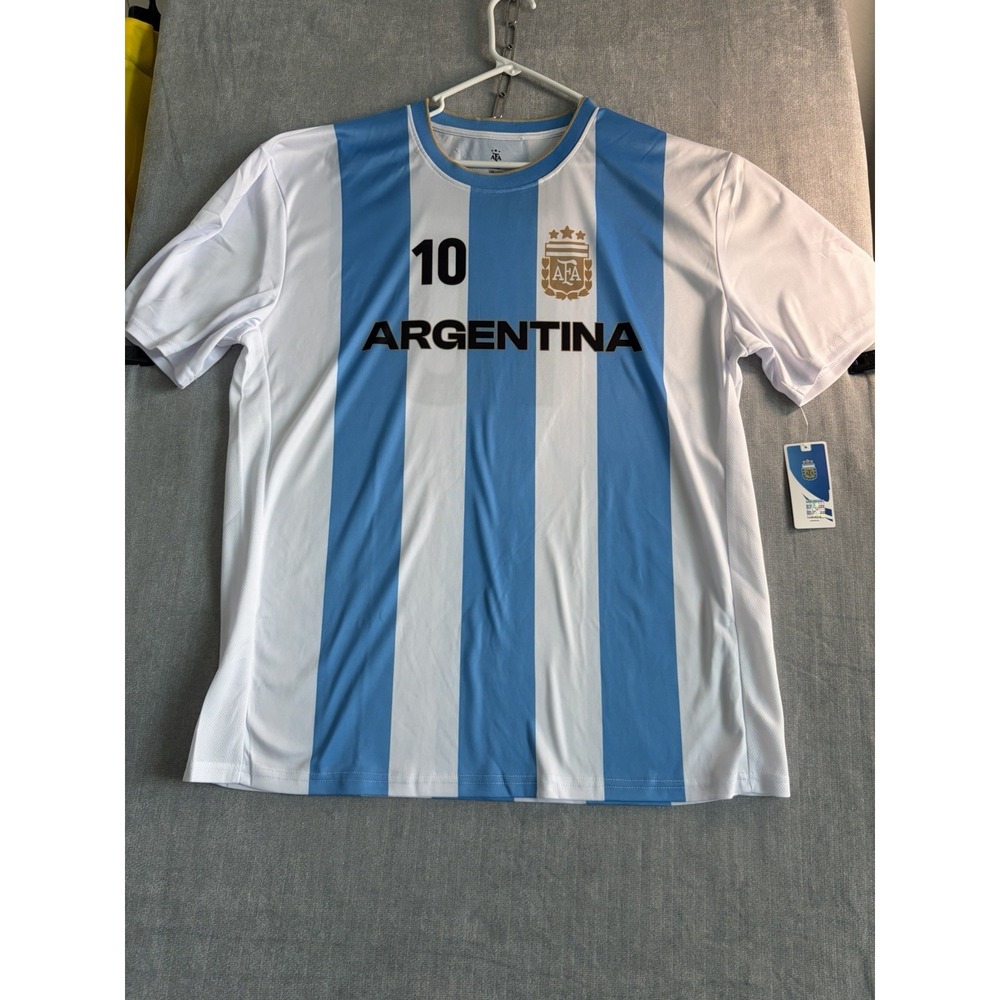 Argentina Lionel Messi #10 Licensed AFA Official Soccer Jersey XXL WORLD CUP 26